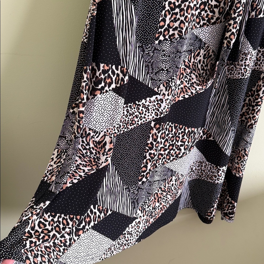 Joseph Ribkoff Mixed‑Print Dress Size 8 - Picture 6 of 15